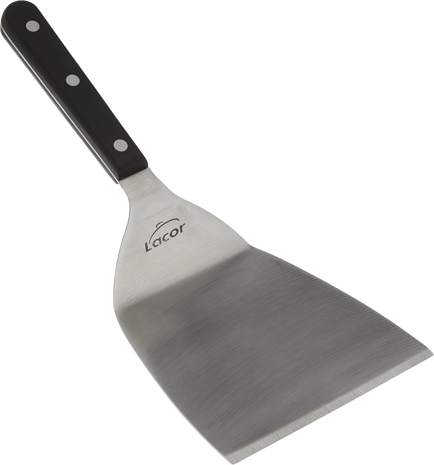Lacor 60434 - Espátula grill - Acero inox, 12 x 27 cm, Utensilio de cocina