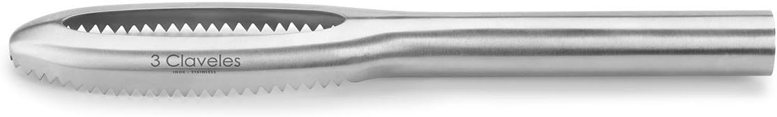 3 Claveles Quita escamas profesional inoxidable 27 cm -00625