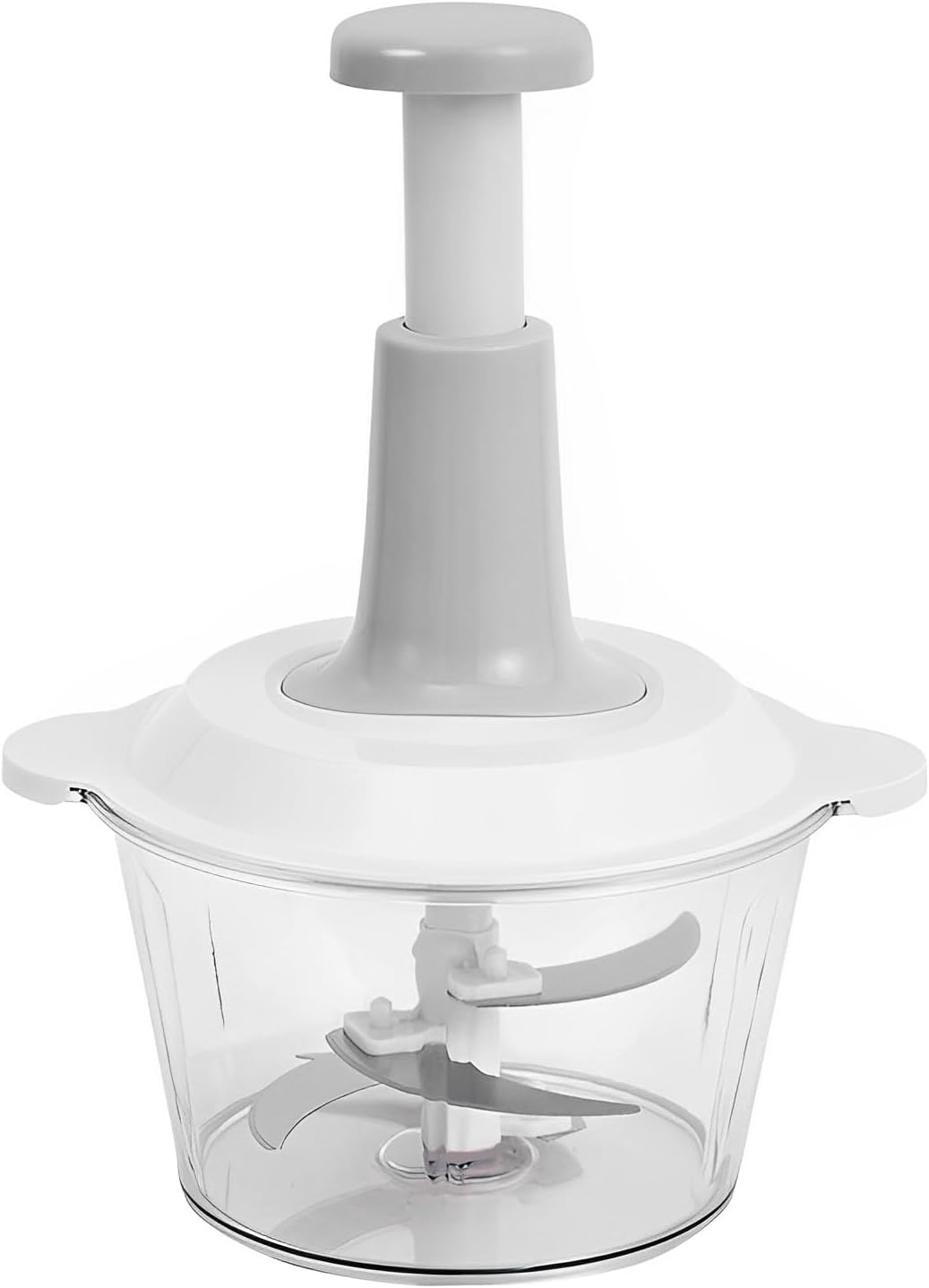 Picadora manual de alimentos, 1 unidad, multifunción, manual, picadora de alimentos, cortador de verduras, cebolla, para verduras y frutas (1500 ml)