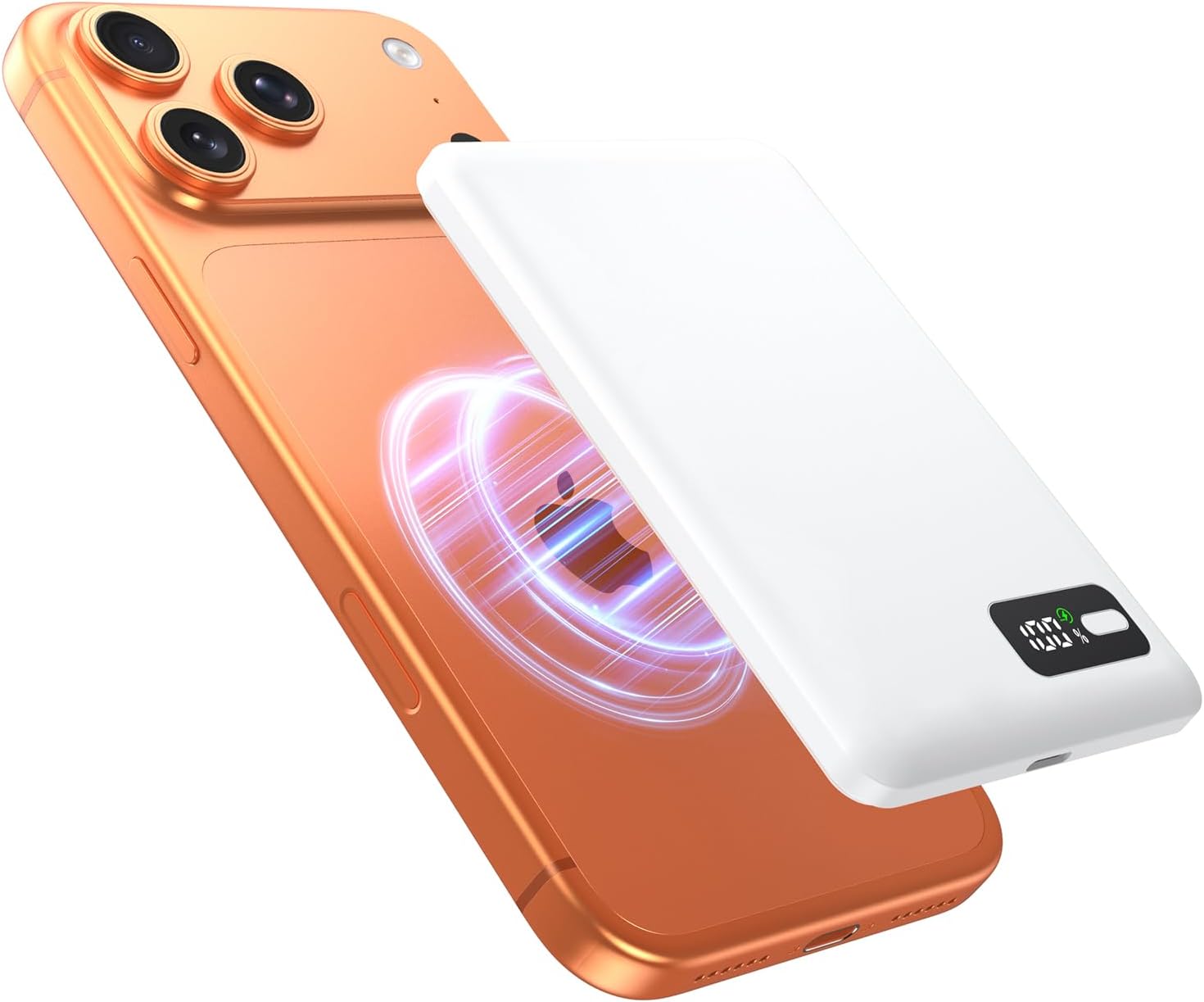 Qi2 15W Power Bank para iPhone Bateria Externa 5000mAh para MagSafe