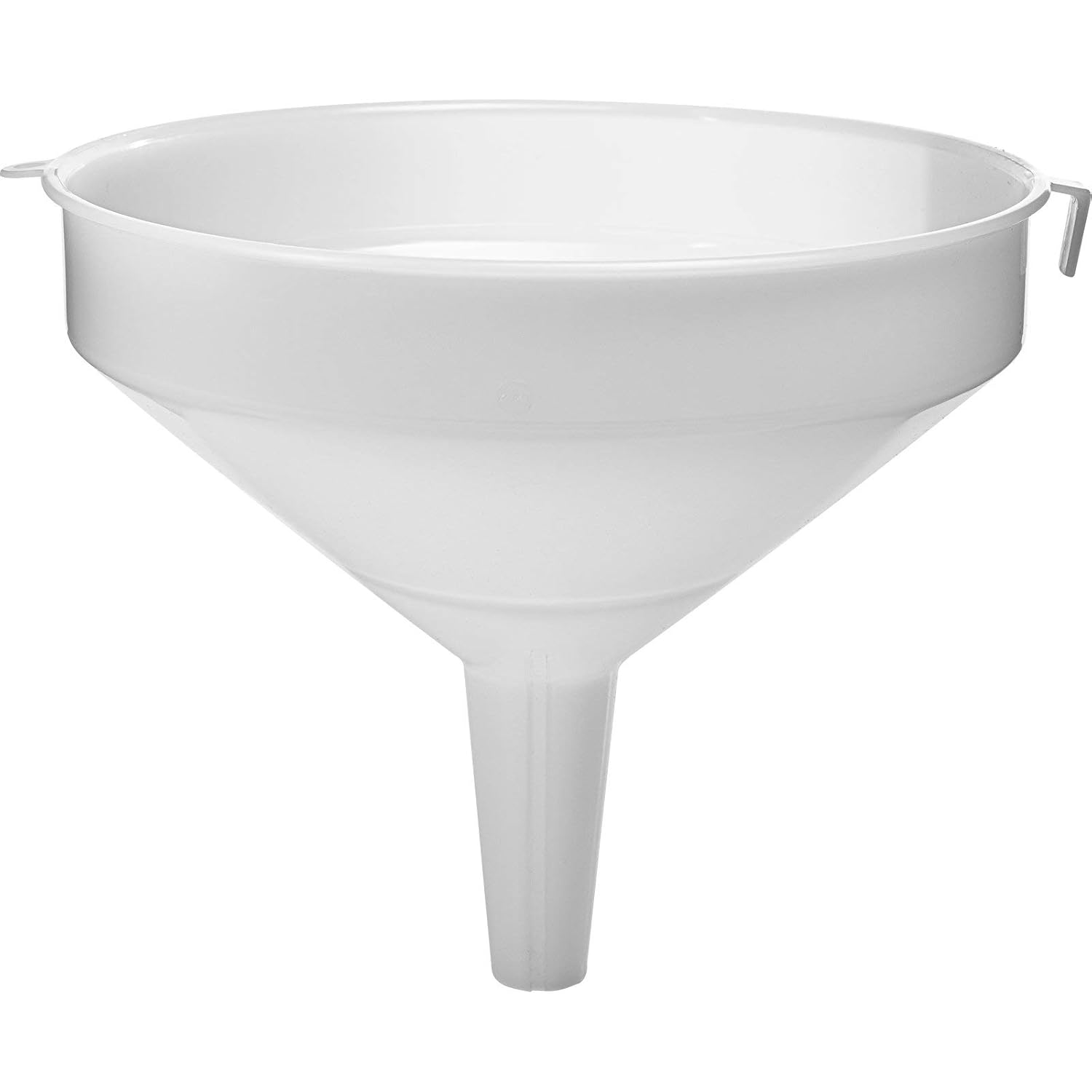 Browin 350031 Embudo grande de 30 cm de diámetro, embudo para alcohol, capacidad de 6 litros, para llenar botellas grandes de vino, cerveza, material seguro, color blanco