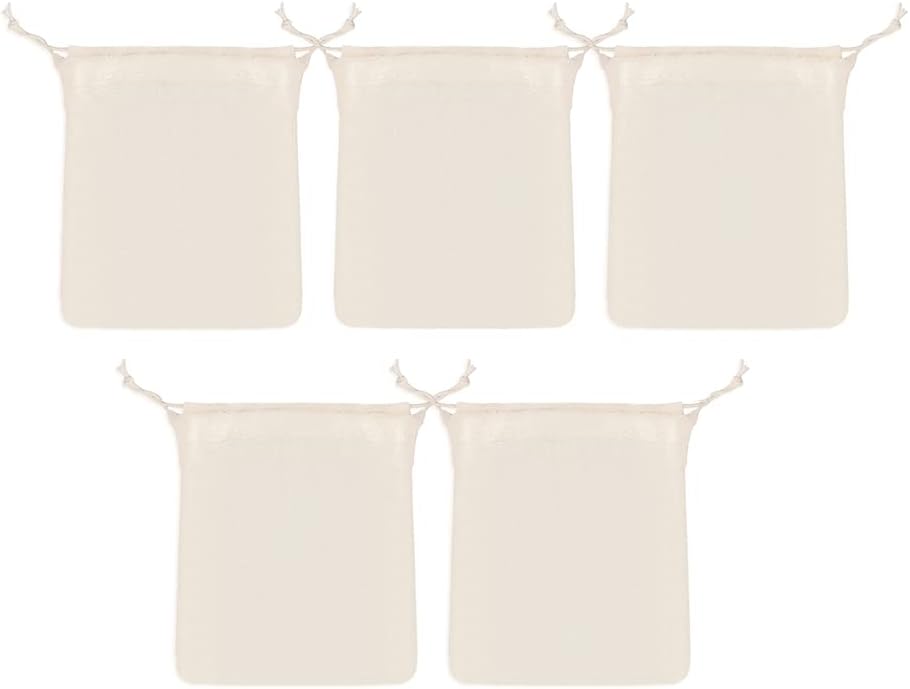 WYAN 5 bolsas de tela de queso reutilizables,para filtrar-20x30cm