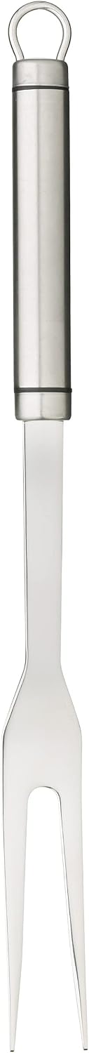 KitchenCraft Tenedor Profesional para Trinchar Carne con Mango Ergonómico de Acero Inoxidable, 31 cm - Plateado