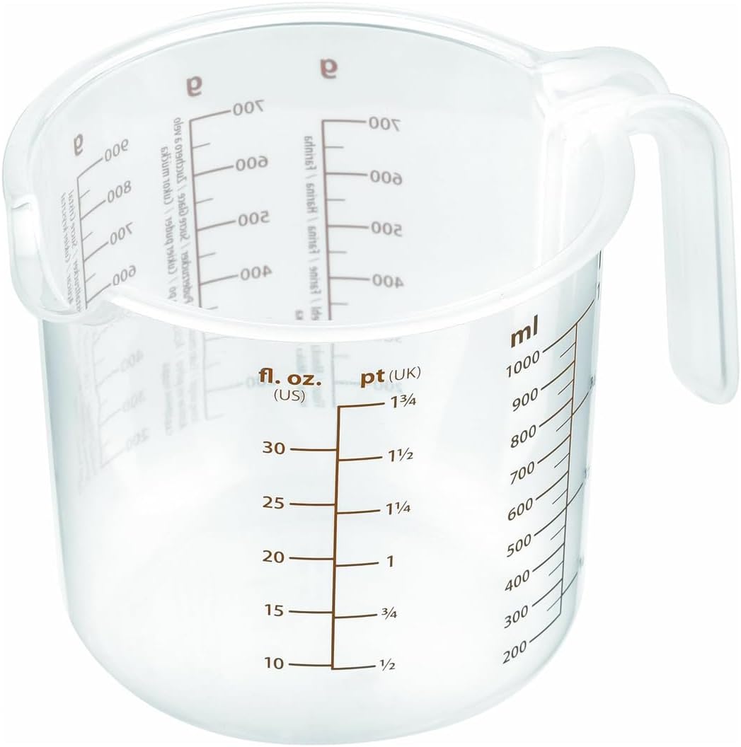 Tescoma - Jarra Medidora con Vertedor Delicia 0,5L – Vaso Medidor de Plástico - Ligera - Fácil de Usar en Cocina