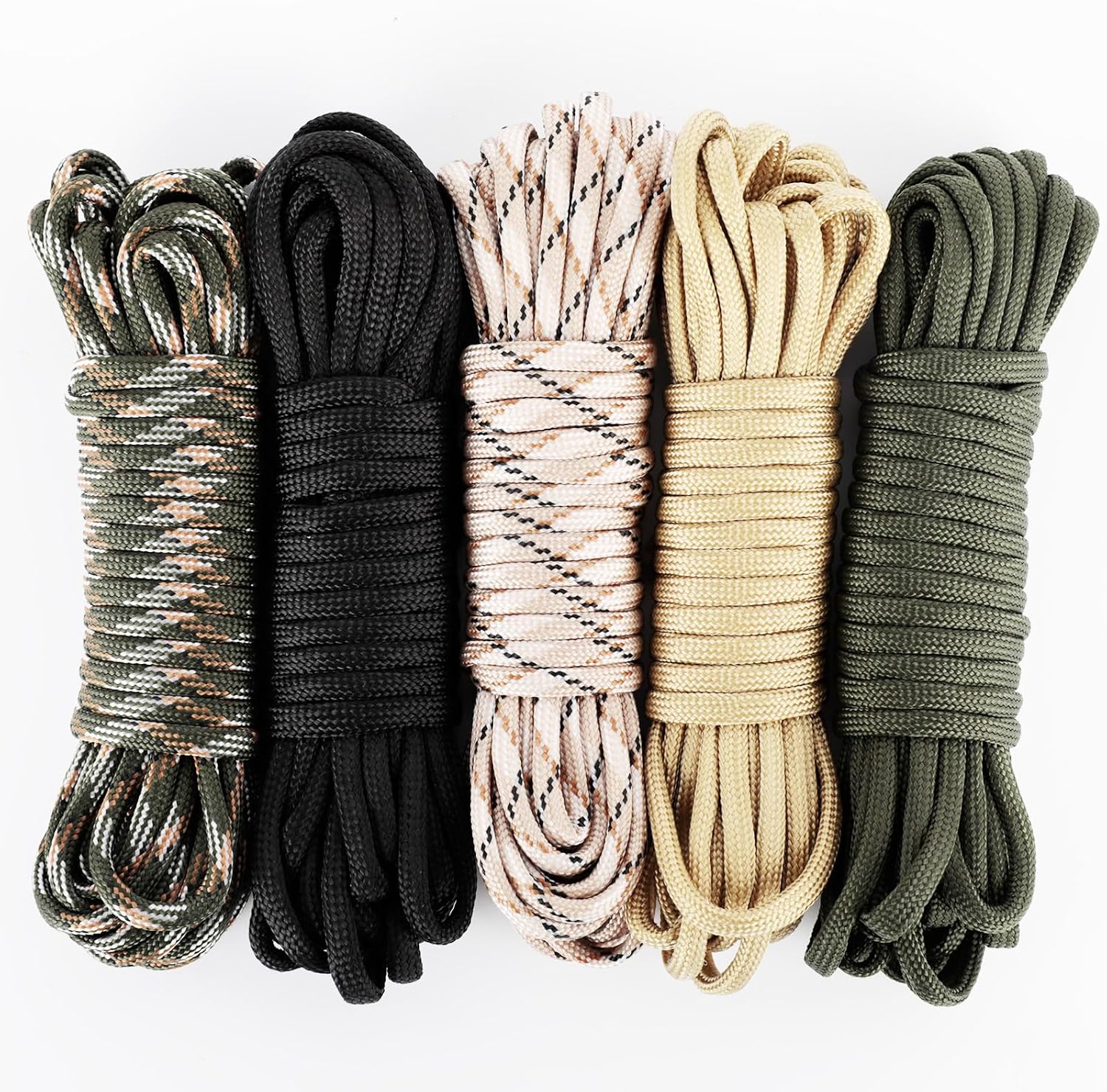 Romon Paracord 550 30 Metros, Cuerda Paracord 4mm,Cordino 7 Hebras, Cuerda para Toldo Exterior, Rope Camping, SOGA Tendedero