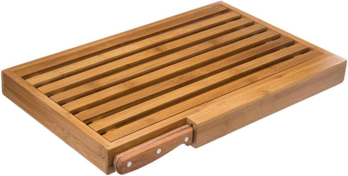 5five - tabla para cortar pan 44x27cm bambú