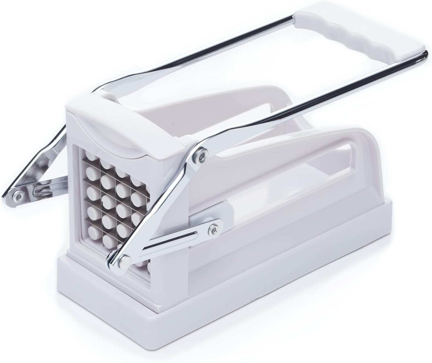 Kitchen Craft KCBB882 - Cortador de patatas fritas con hoja de acero inoxidable, Blanco
