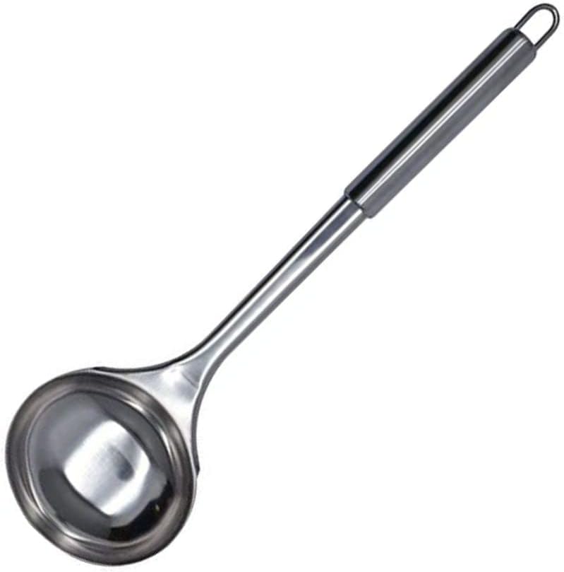 Fackelmann Elemental Cocina, Utensilios cocinas. Espumaderas de cocina. Espumadera Acero Inoxidable elegante con mango tubular para fritos, 32,5cm, 1ud