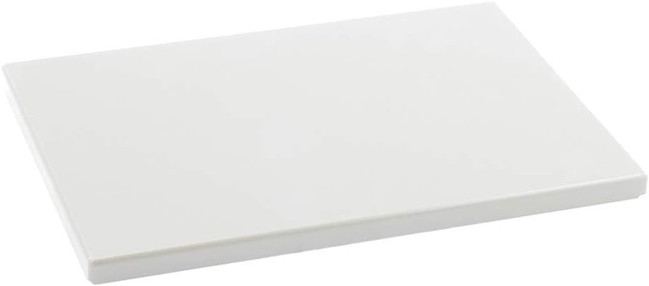 Metaltex - Tabla Profesional de Cocina Corte, Polietileno, color Blanco, 33 x 23 x 1,5 cm