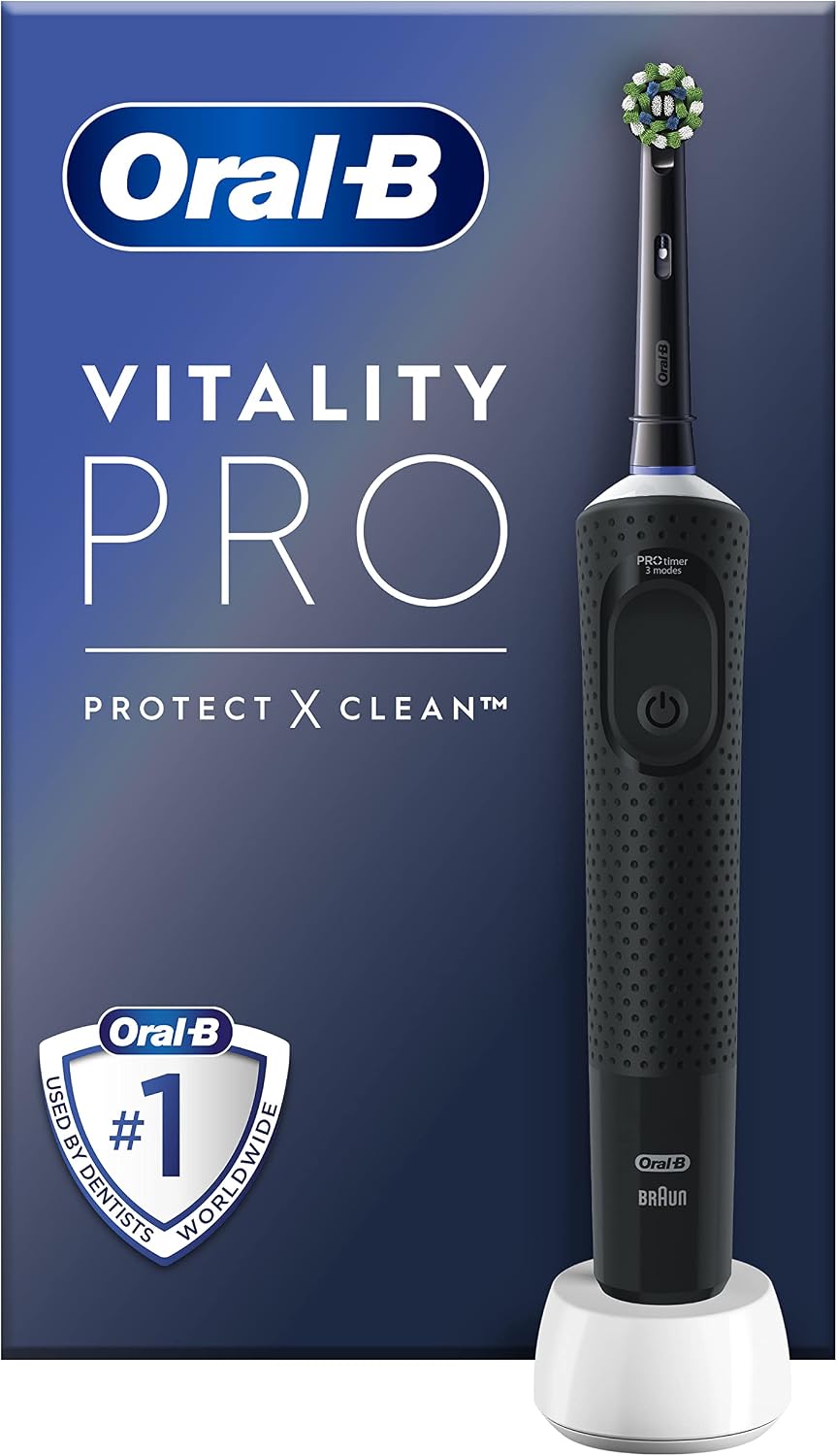 Oral-B Vitality Pro Cepillo de Dientes Eléctrico con 1 Cabezal, Negro