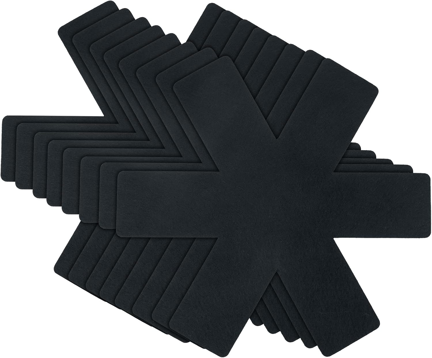 flintronic 8pcs Salvamanteles de Tela no Tejidas, Protector de Olla, Sostenedor de Pote de Estera Antideslizante, Almohadillas Separadoras de Tela no Tejidas, para Aislamiento