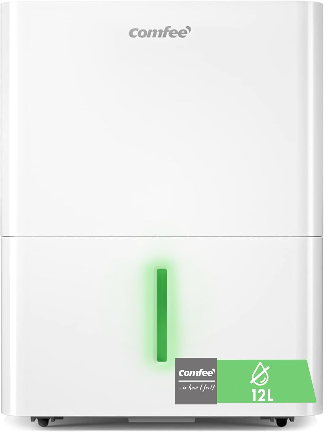 COMFEE' Deshumidificador de Humedad 12-14L Silencioso | Modo Secado de Ropa y AUTO - Deshumificador Compacto y de Bajo Consumo con Drenaje Dual | Ideal en habitaciones hasta 35m2/110m3 - Aqua Dry 2026