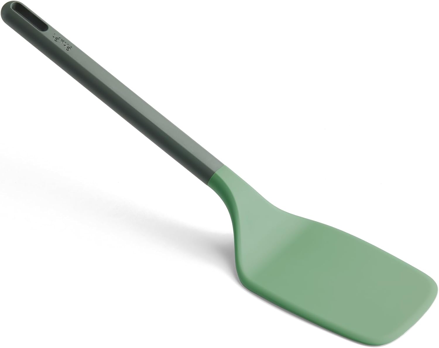 Lékué Espátula cocina lisa flexible, silicona platino