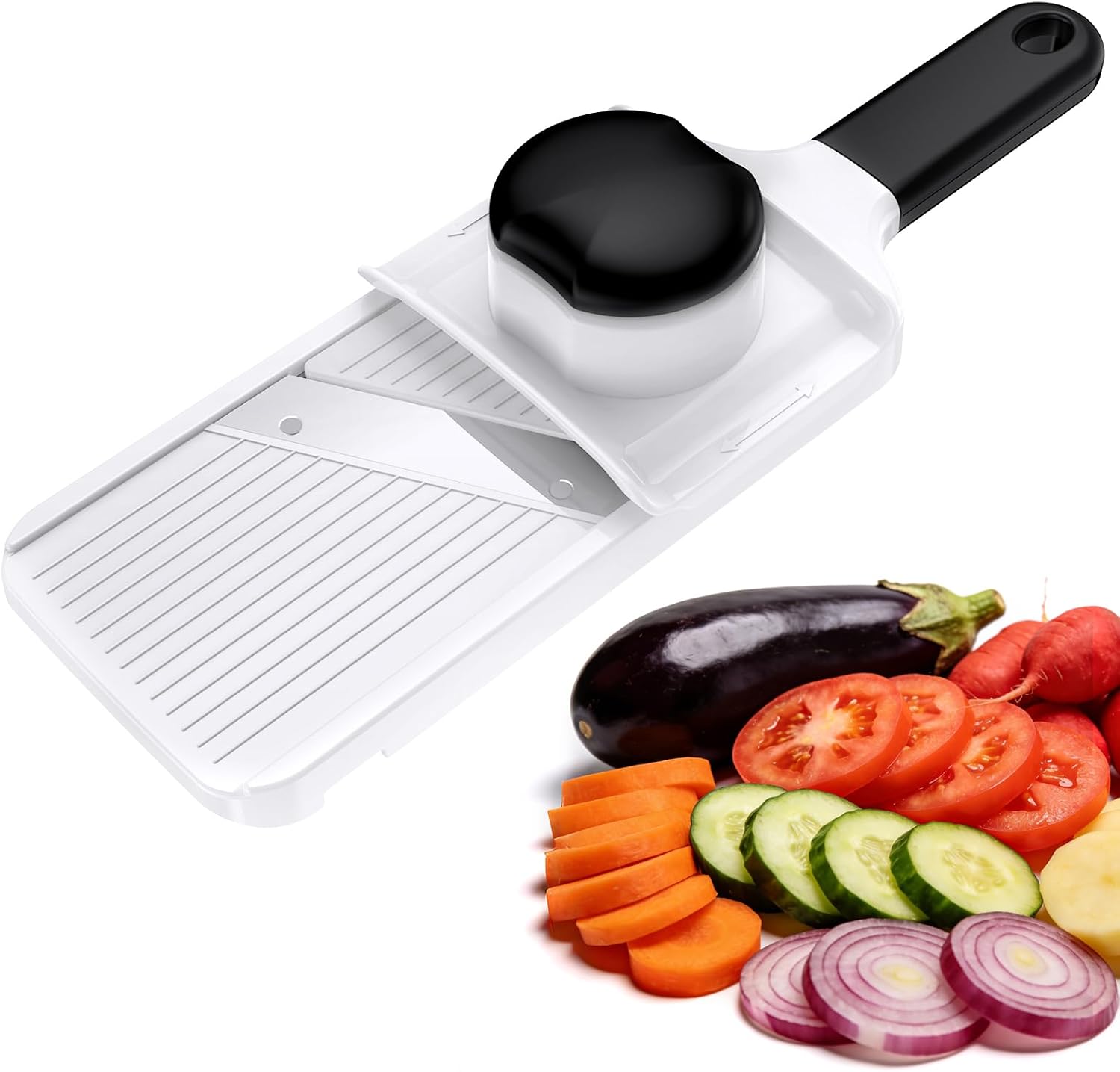 Ibergrif M526 Mandolina de Cocina Cortador de Patatas Ajustable