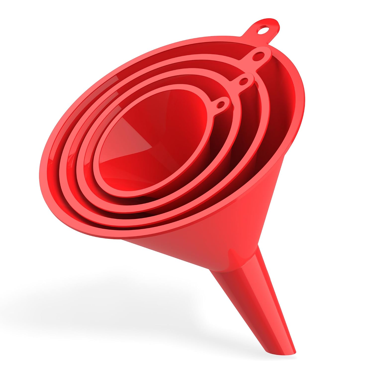 Nirox Juego de 4 Embudos universales, sin BPA