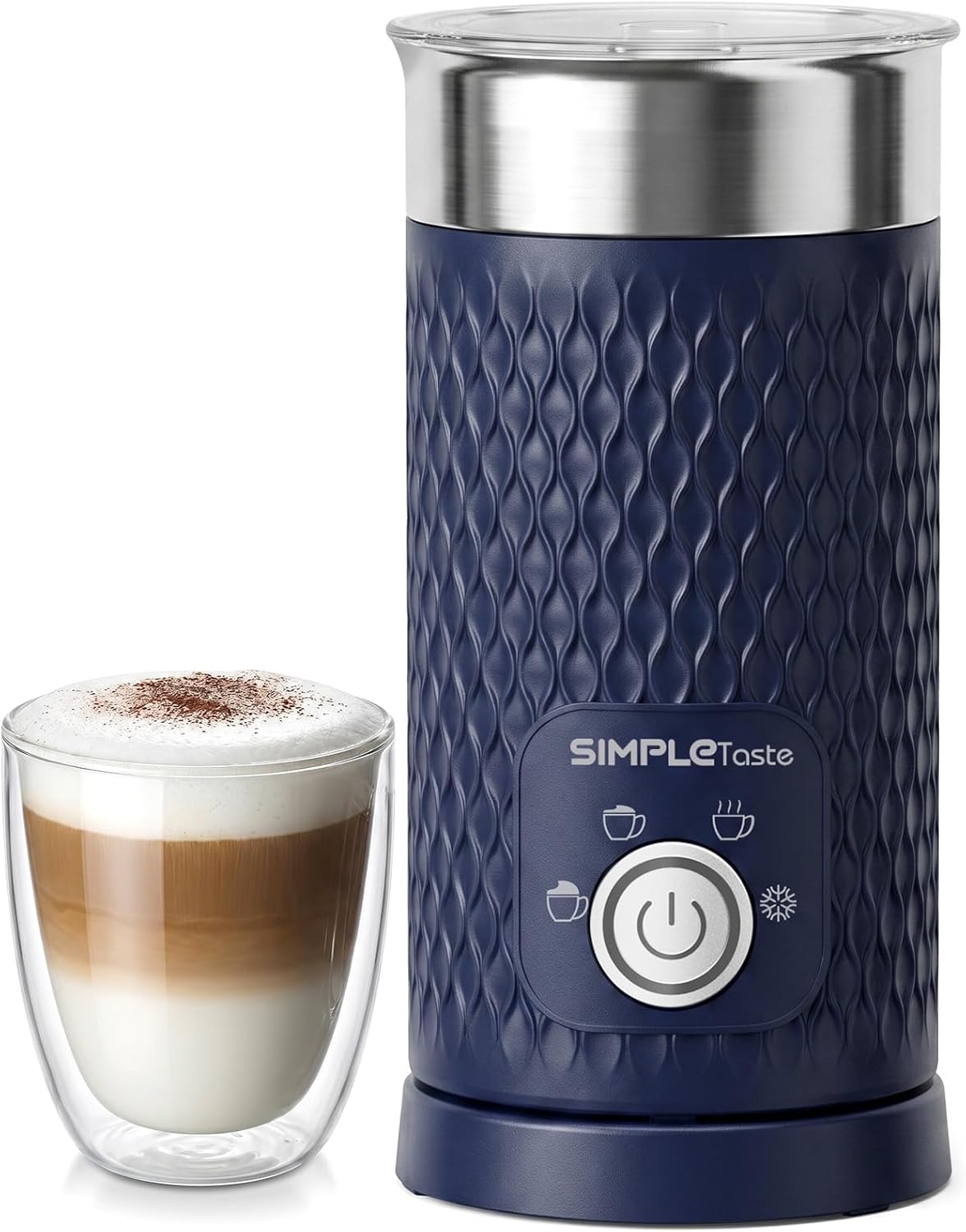 SIMPLETASTE Espumador de leche 4 en 1 Blanco