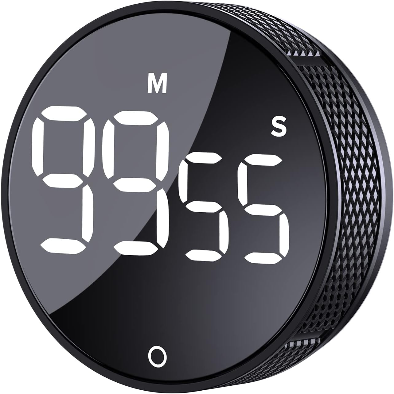 AVINIA Temporizadores Digitales de Cocina,temporizadores visuales, Pantalla LED Grande, Temporizador de Cuenta atrás magnético,Cocina, Fitness, Hornear, estudiar, fácil para niños y Mayores,Negro