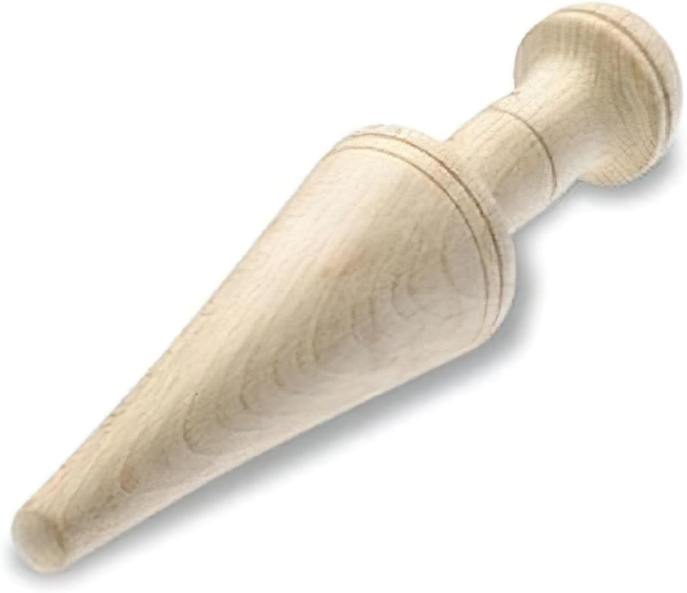 Lacor - 60300 - Mano de Chino, Mortero de madera, para Colador Chino de Cocina, Madera de haya natural, 25cm