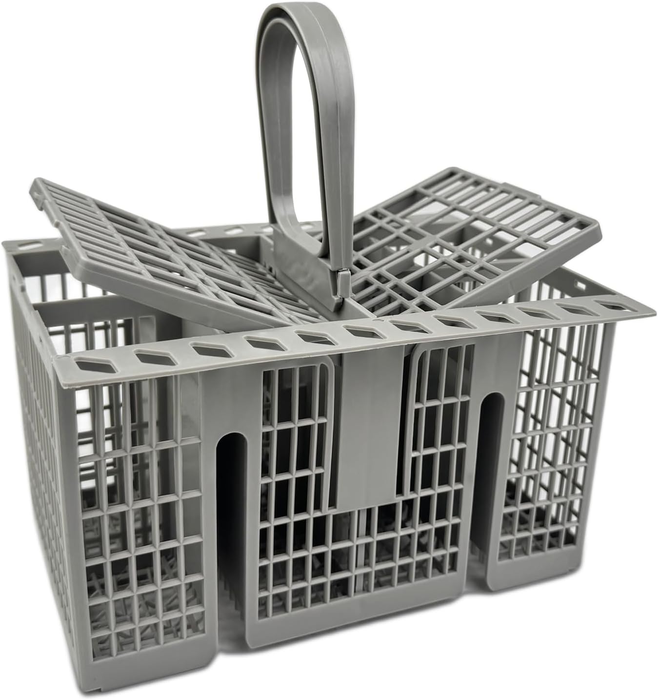 Cesta para cubiertos para cesta inferior 22,5 x 21 x 16 cm para Hotpoint, Indesit,Whirlpool Bauknecht Ikea 488000386607,99673-8729,C00257140,C00386607 - Cesta para lavavajillas