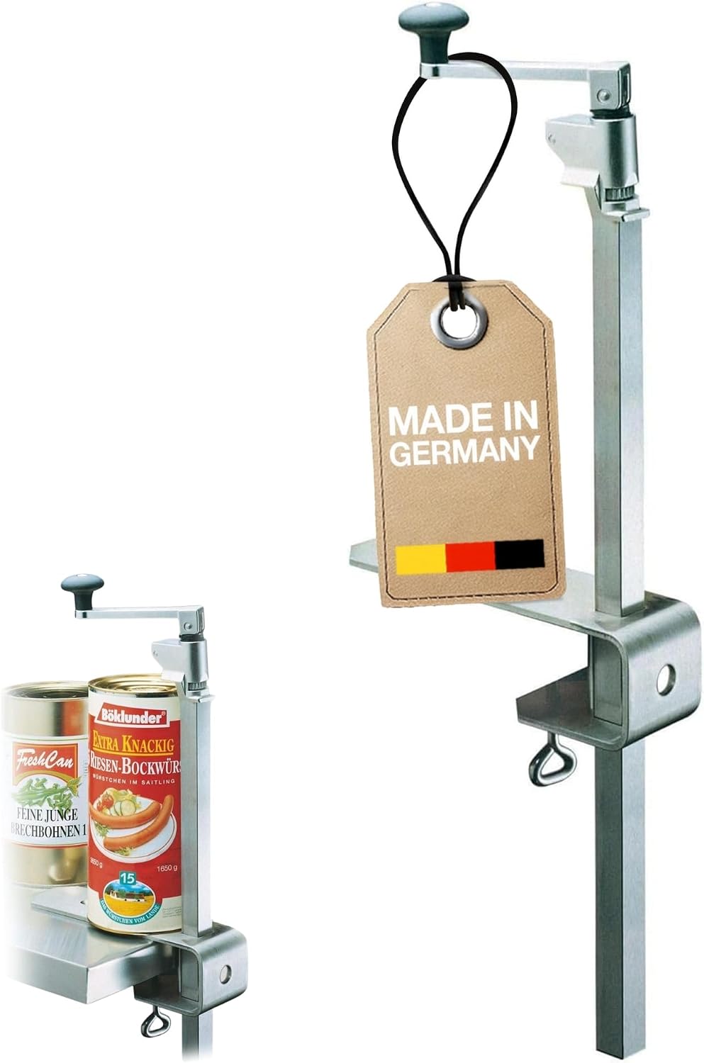 Westmark Abrelatas para mesa, Para restauración / profesionales, Largo: 84 cm, Acero / Acero inoxidable, Sieger Clou 30, 19802260