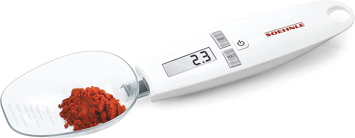 Soehnle Balanza Cuchara Cooking Star, Precisión 0,1 g, 500 g