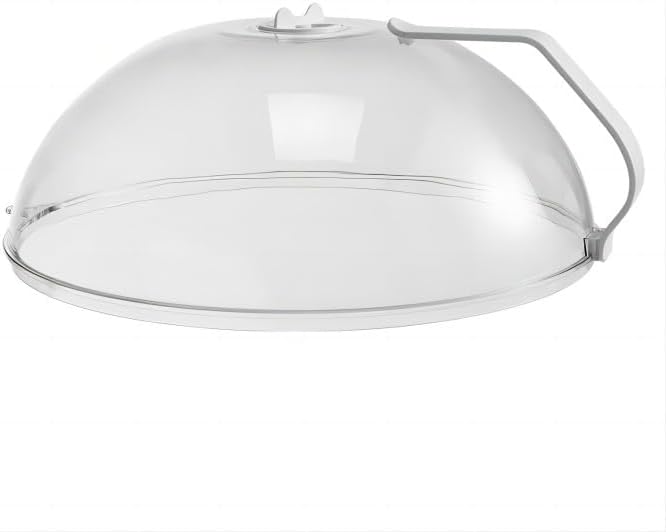 Cubierta de alimentos plegable para microondas de 8,3 pulgadas, protector de salpicaduras, tapa de microondas ventilada para alimentos, TPR sin BPA, apta para lavavajillas