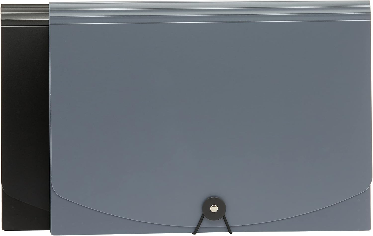 Amazon Basics Carpeta de acordeón (tamaño A4), Paquete de 1, Negra