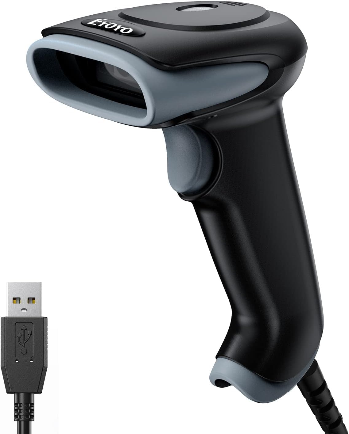 Eyoyo Lector Codigo Barras 2D Barcode Scanner con Exploración de Pantalla