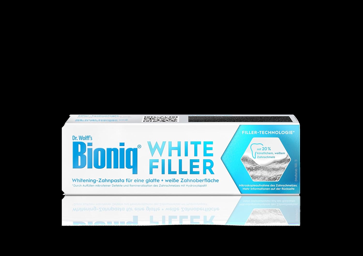 Bioniq White Filler Pasta dientes blanqueadora 1 x 100 ml – Sin Flúor