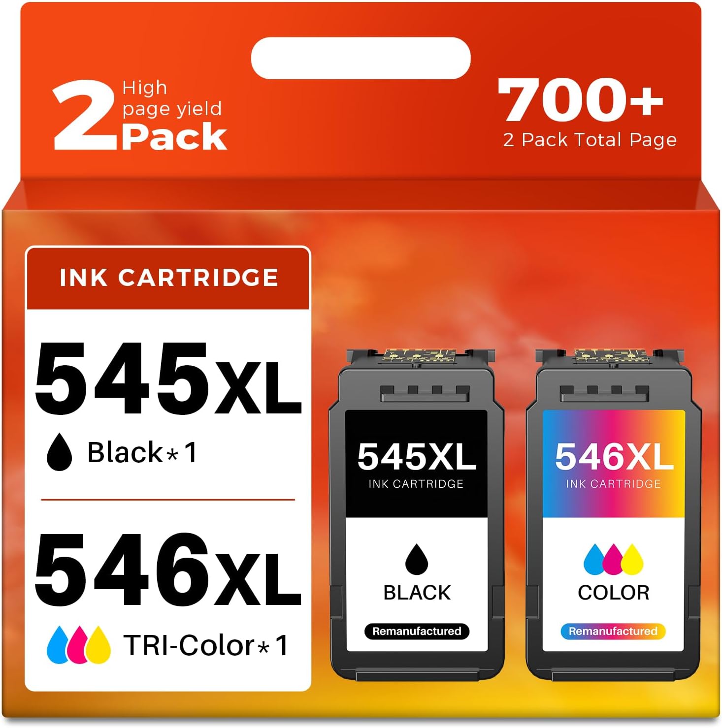 PG-545XL CL-546XL Cartuchos de Tinta Remanufacturado para Canon 545 546 XL Tinta para Canon TS3350 TS3150 TS3151 TS3450 TS3351 MG2550S MG2450 MG2950 TR4650 TR4550 TR4551 MX495 TS305