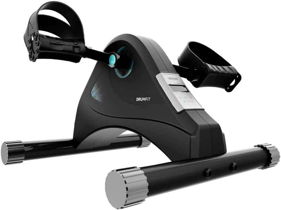 Cecotec Pedales Estáticos DrumFit Cycle Compact, Niveles de Resistencia Regulables manualmente, Funcionamiento Sencillo e Intuitivo, Pantalla LCD