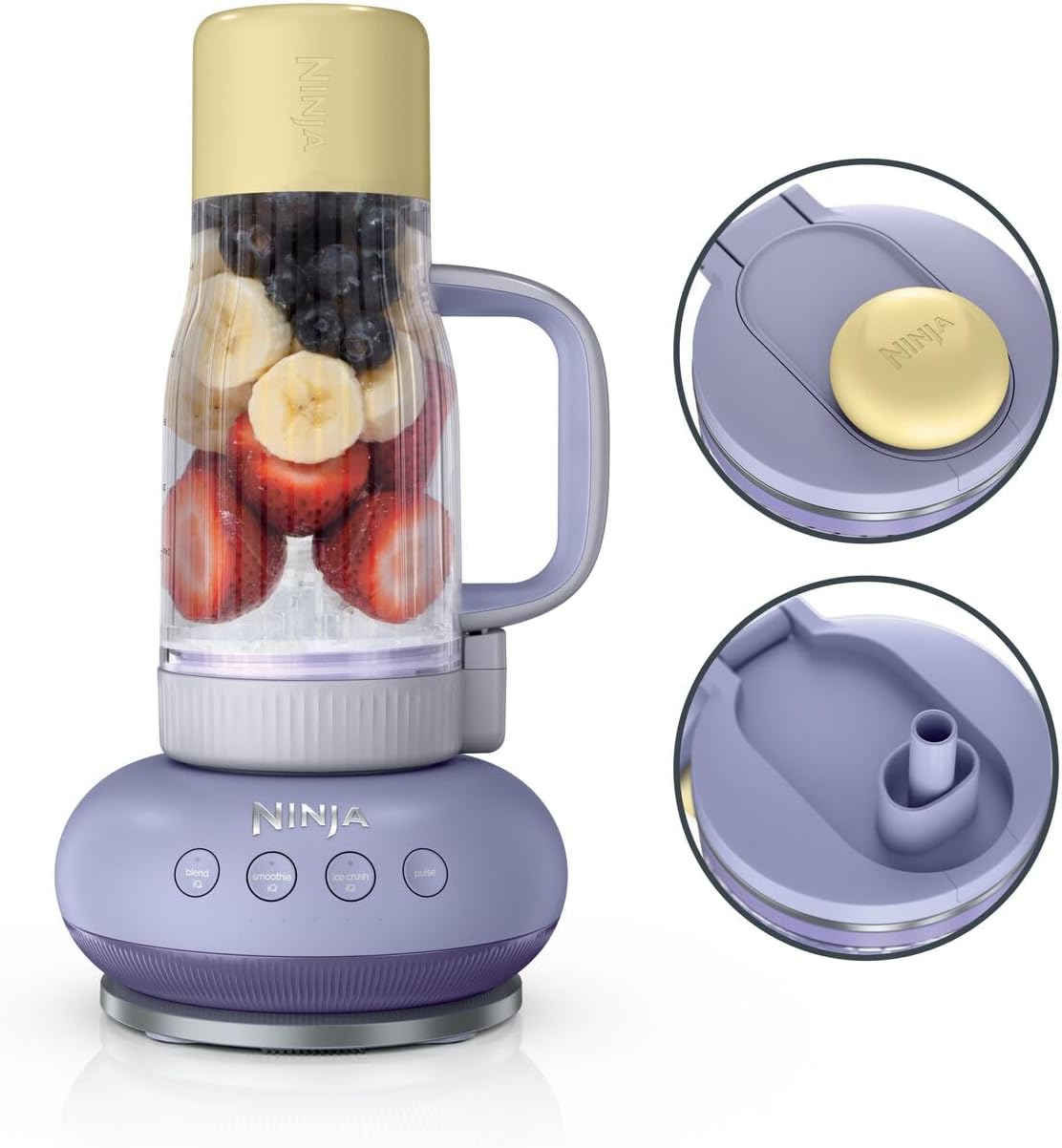 Ninja BlendBoss, Batidora de Vaso Portátil, Limonada de Lavanda