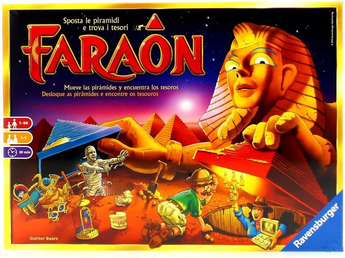 Ravensburger - Faraón, Juego de Mesa Familiar Desde 7 años, +2 Jugadores