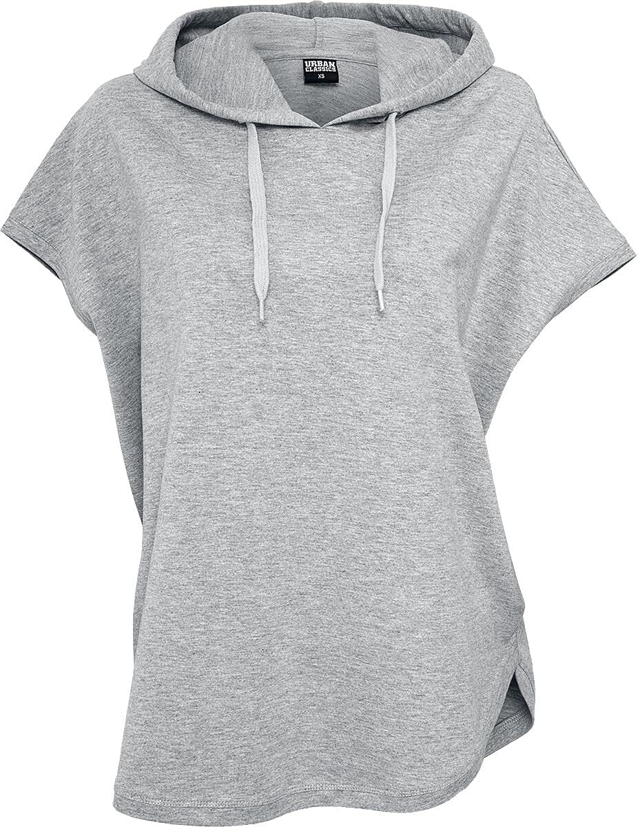 Urban Classics Prenda Mujer sin Mangas con Capucha Mujer Camiseta Gris