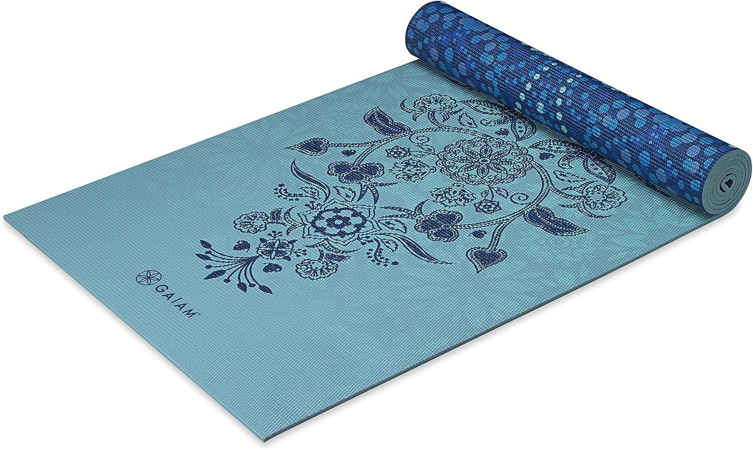 Gaiam -Estera de yoga con impresion premium, reversible, color: ,