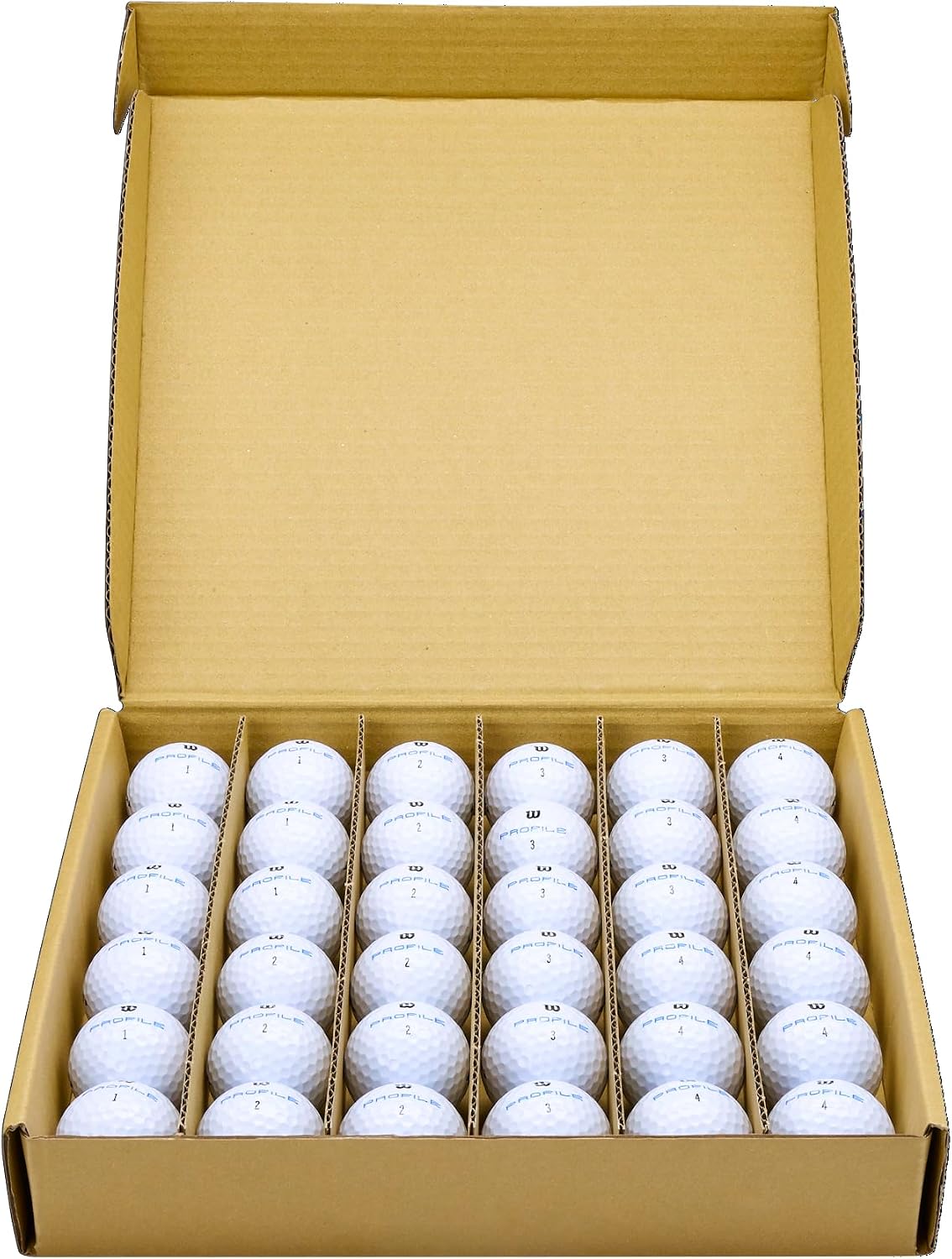 Wilson Pack de 36 Pelotas de Golf Profile Distance