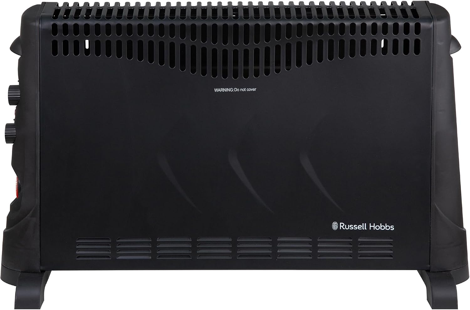 Russell Hobbs RHCVH4002B Calentador Convector Eléctrico de 2000 W/2 kW con Temporizador de 24h, 3 Ajustes de Temperatura, Protección Contra Sobrecalentamiento, Termostato Ajustable, 20 m2, Negro