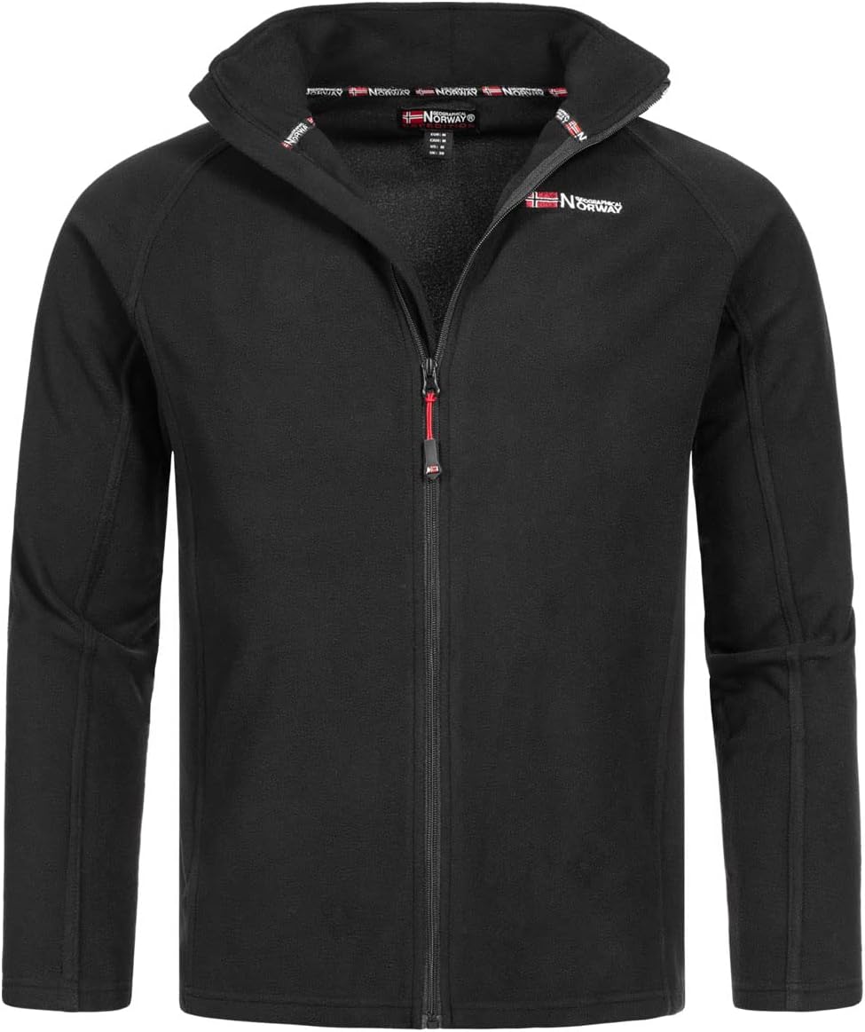 Geographical Norway Tug Men Fz - Chaqueta Forro Polar Hombre Cremallera Otoño Invierno Primavera Ciente - Suéter Hombres De Manga Larga De Piel Suave Aire Libre