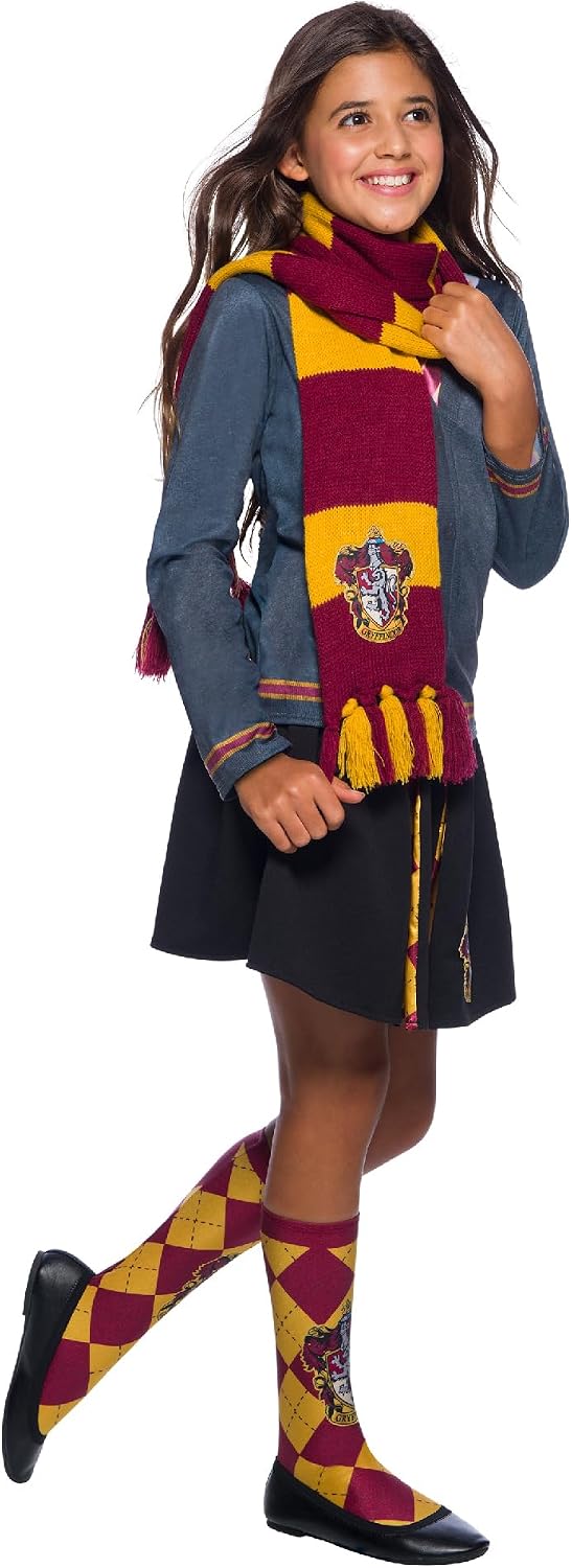 Rubies Bufanda oficial de Harry Potter House Deluxe, accesorio de disfraz para adultos/niños, talla única para Halloween