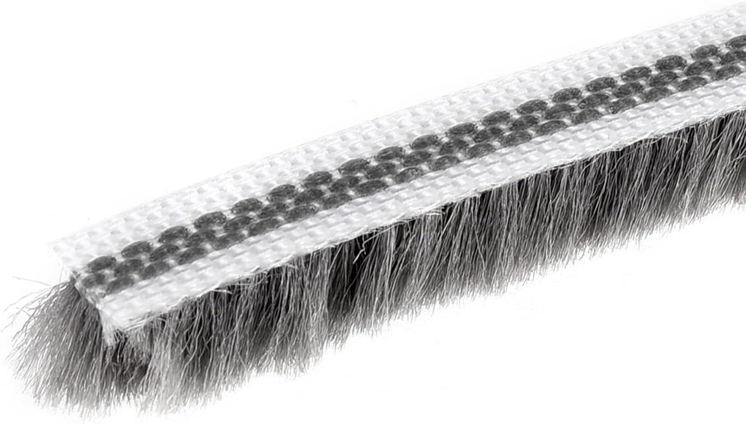 METALLIXITY Cepillo Sello Burlete 9/32"x5/16"x16.4 Pies Tarjeta Ranura