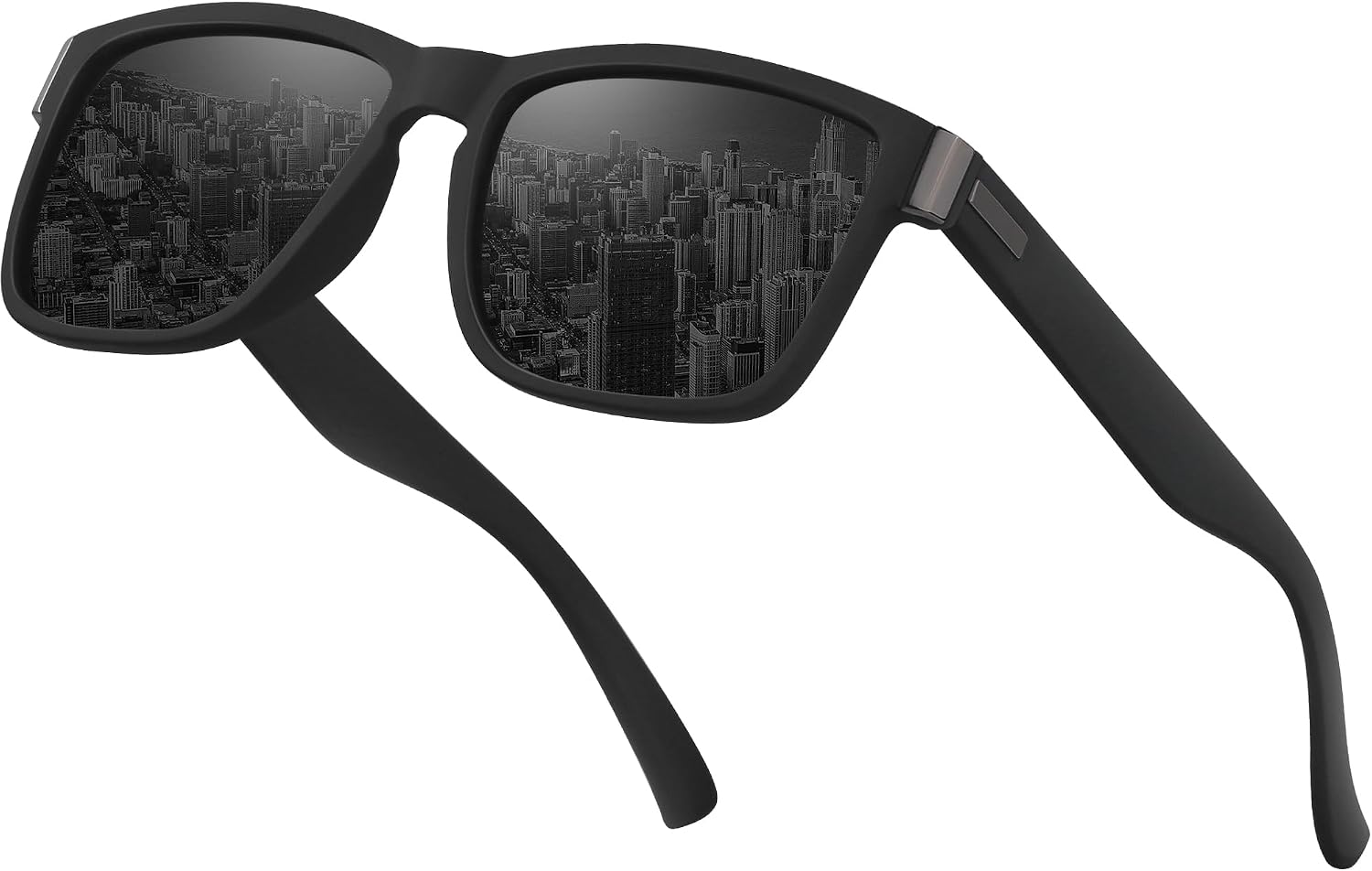 Gafas de Sol Hombre Polarizadas Clásicas Gafas de Sol Cuadradas Lentes de sol Hombre y Mujer Conducir Correr Protección UV400