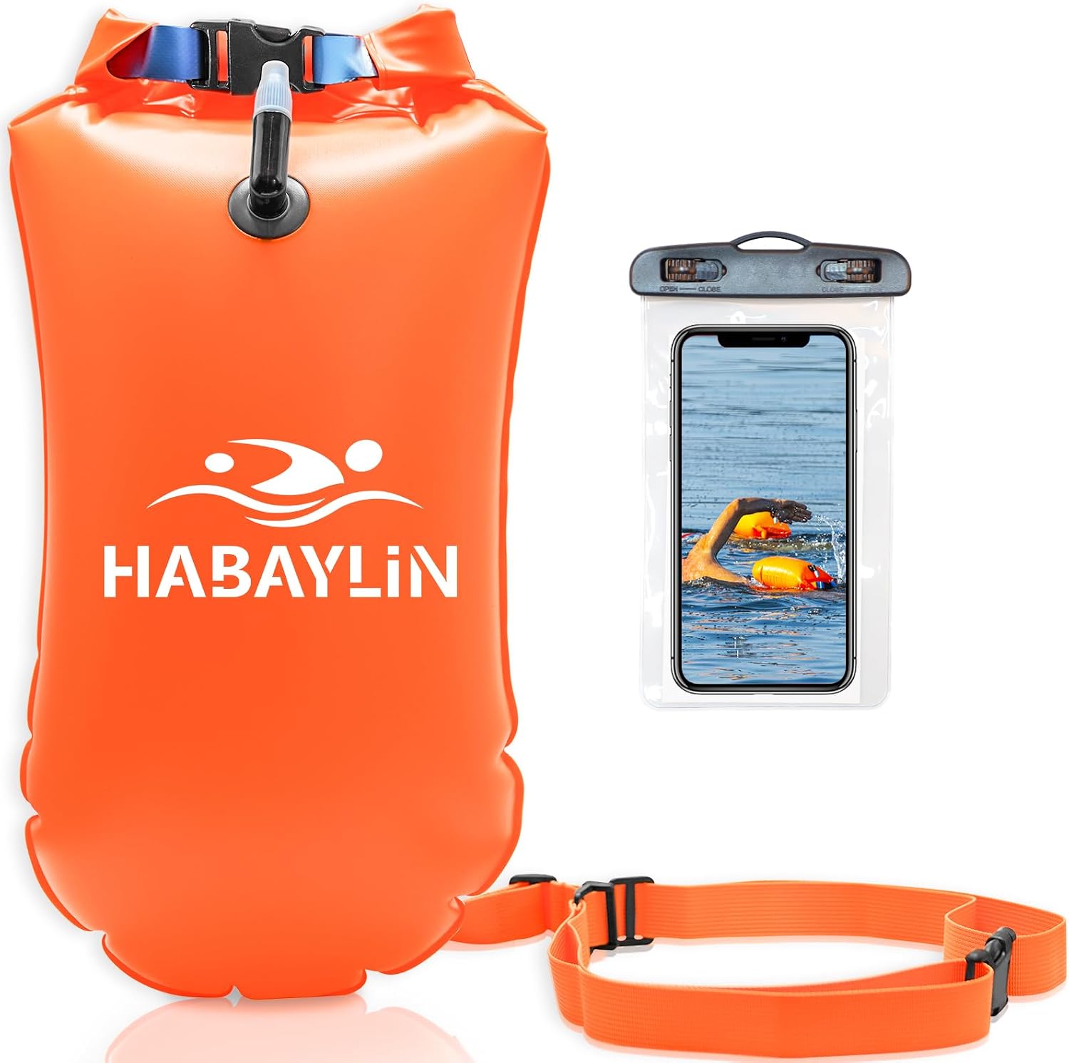 Boya de Natación 20L, Inflable Boya Natacion Aguas Abiertas