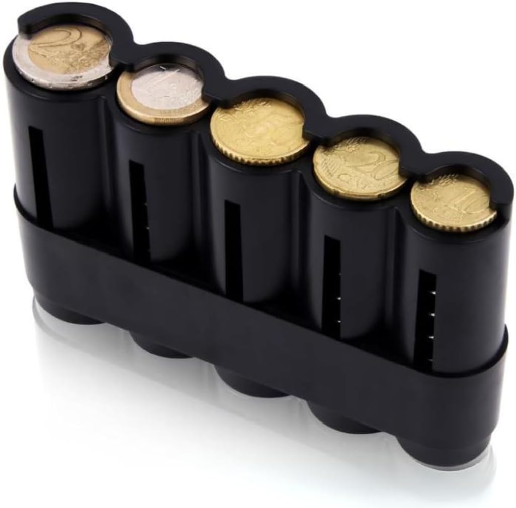 Portamonedas Profesional: Diseño Exclusivo con Clasificador y Dispensador Integrado de Monedas, Ideal para Taxis, Camareros y Conductores Eficientes!.