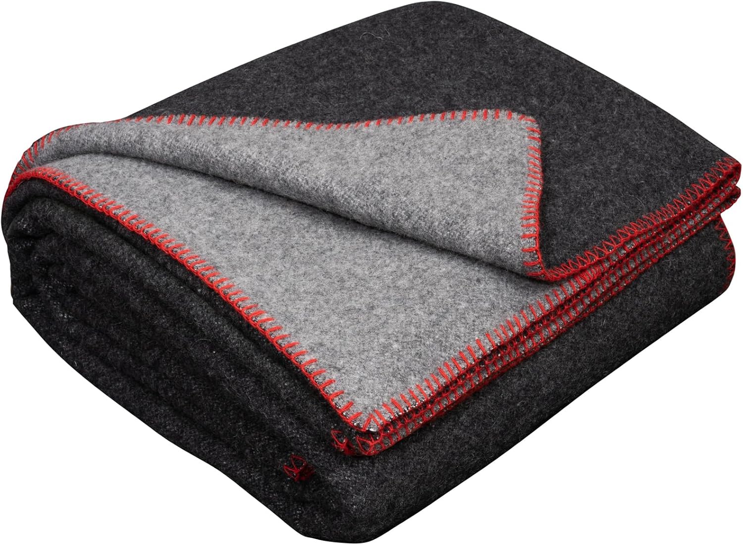 LYHome Manta Lana Merino Reversible, Manta Sofá Calentita Camping 130x170cm