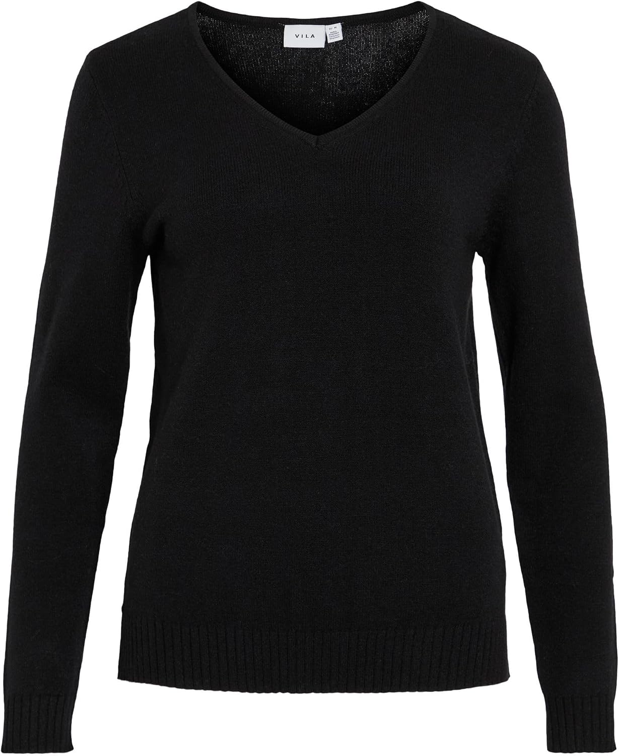 Vila Viril L/S V-Neck Knit Top-Noos suéter Mujer (Pack de 1)