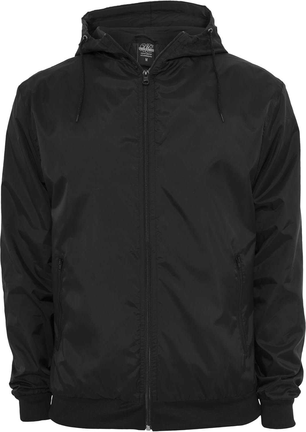Urban Classics Impermeable Hombre Cortavientos Negro