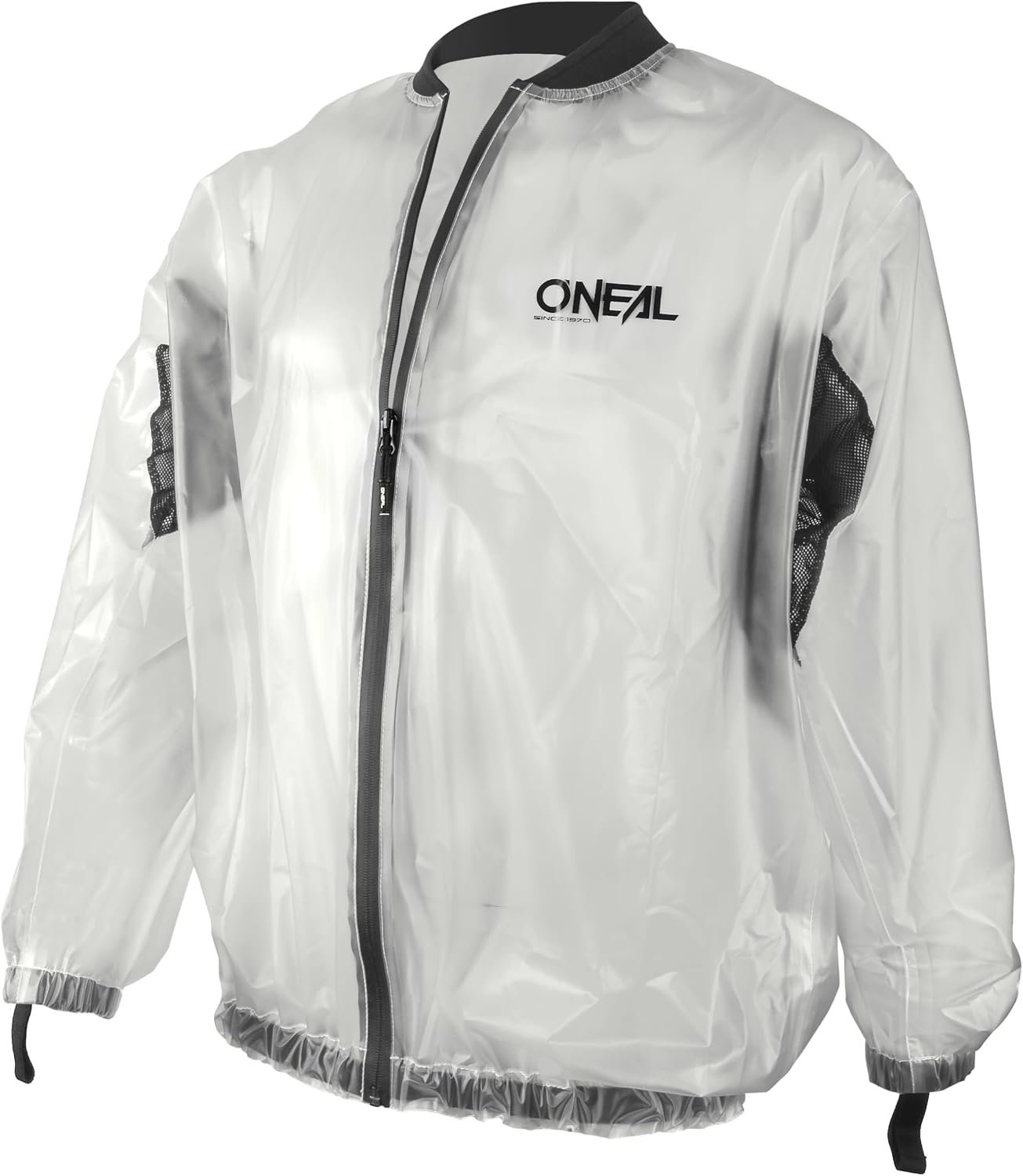 O'NEAL | Chaqueta para bicicleta de montaña | MTB DH Downhill FR Freeride | Chubasquero todoterreno transparente e impermeable de PVC | Chubasquero Splash | Adulto | Transparente