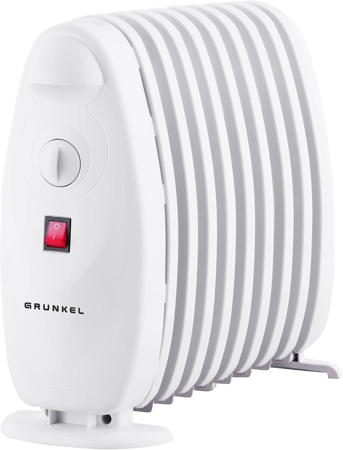 Radiador Eléctrico de Bajo Consumo de Aceite GRUNKEL RACP-80D 800W Compacto con 7 Elementos, Termostato y Asa