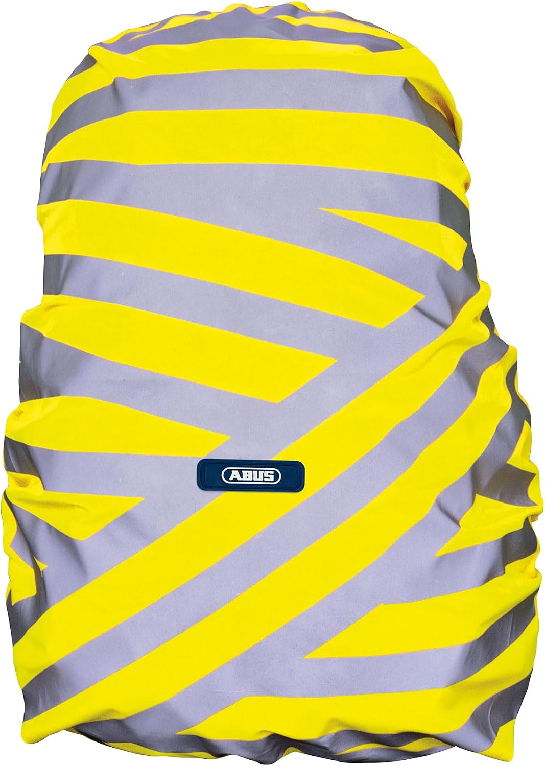 ABUS Funda reflectante para mochilas - Lumino X-Urban Cover - funda impermeable y visible para mochilas - amarillo/plata
