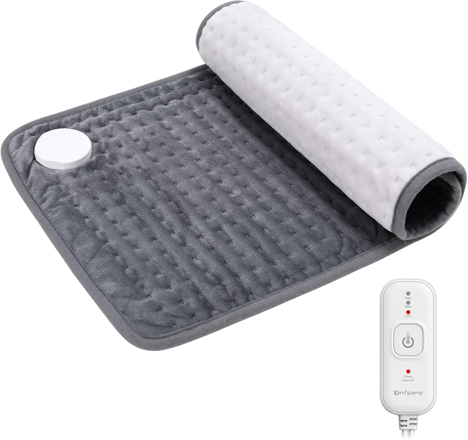 Comfytemp Manta Eléctrica con Apagado Automático,Franela Suave Heating Pad